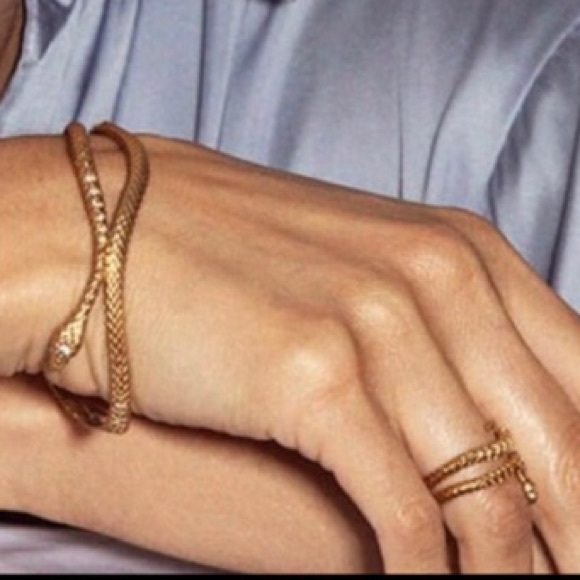 Kendra Scott vintage two pieces snake style signature size 7 Ring & br… - Picture 2 of 15